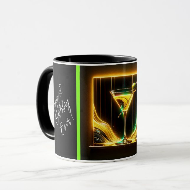 Caneca Personalizado Neon Time do Trendy Party (Frente Esquerda)