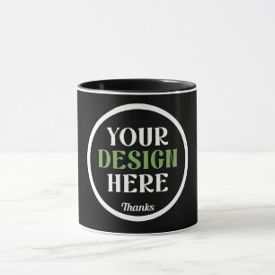 Caneca personalizado, único, elegante e minimalista