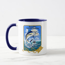 Caneca Personalizar a frota de pesca desportiva do Oceano