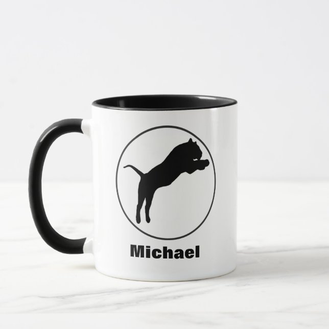 Caneca Personalizar desenho do Tigre Preto no Quadro de C (Esquerda)