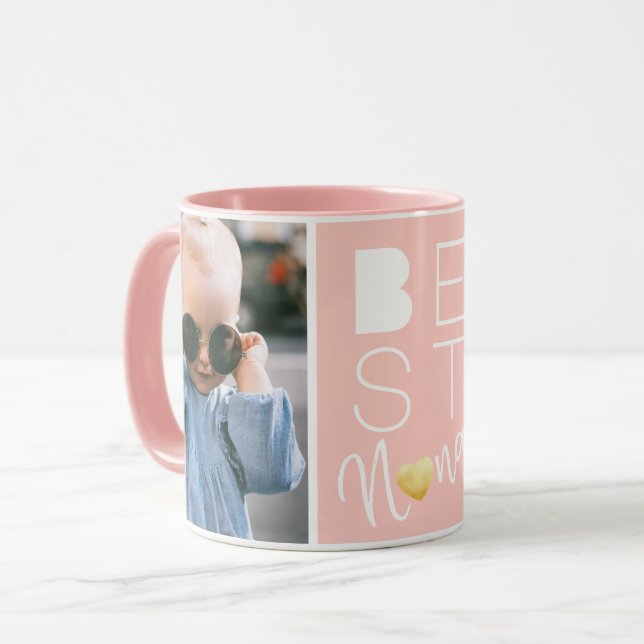 Caneca Personalizar Duas Fotografias Da Melhor Nana Mug (Frente Esquerda)