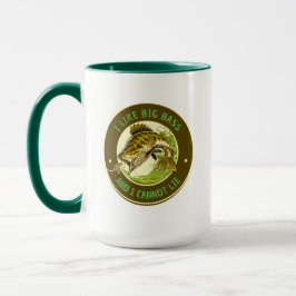 Caneca Personalizar Eu Gosto de Grandes Bass e Não Posso 