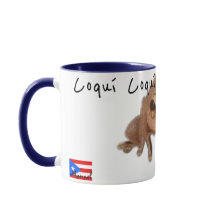 Personalizar o nome Coqui Puerto Rico Flag