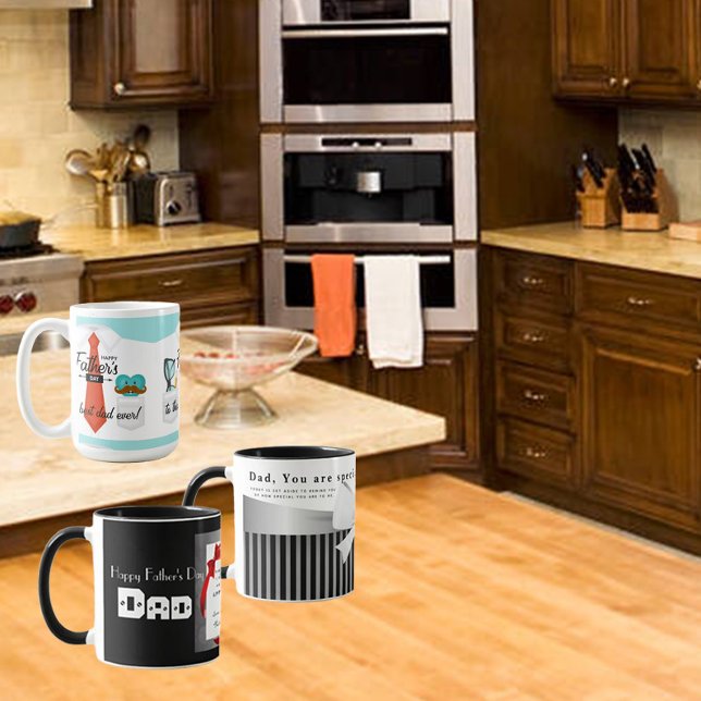 Caneca Personalizar Pai Dia de os pais Vermelho Branco Ne (Criador carregado)