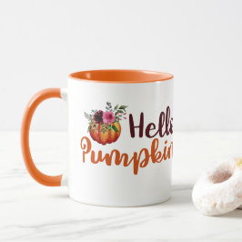 Caneca Personalizar Pumpkin Alô Laranja