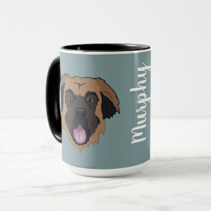 Caneca  Personalizável Leonberger 