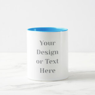 Caneca Personalizável Seu Design ou Texto Aqui Personaliz