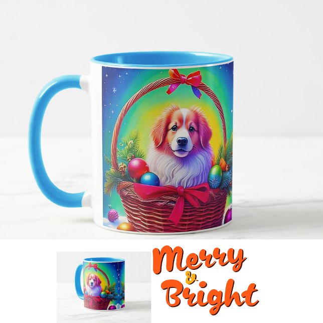 Caneca Personalize 2026 Cachorro de Natal Mais Fofo e Lea (Criador carregado)