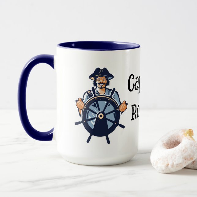 Caneca Personalize Capitão  (Com Donut)
