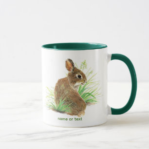 Caneca Personalize este coelho curioso, animal da
