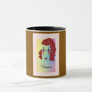 Caneca Personalize Mocha Brown Glare Divertido