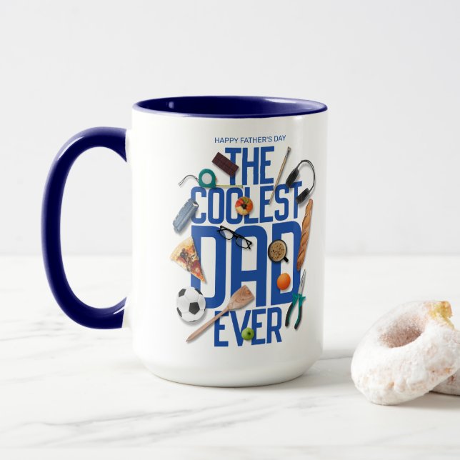 Caneca Personalize O Pai Mais Legal Do Mundo (Com Donut)