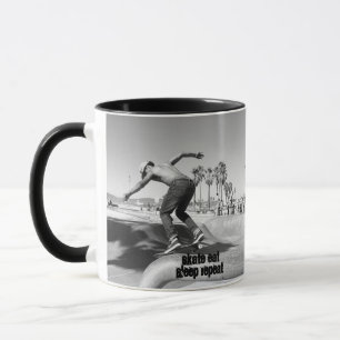 Caneca Personalize, Patinar Comer Dormir Repetir