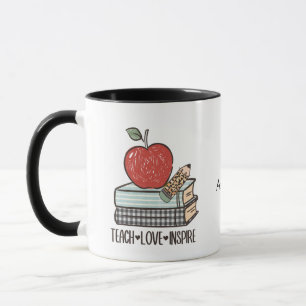 Caneca Personalize Presente Ensinar Amor Inspirar Para Pr