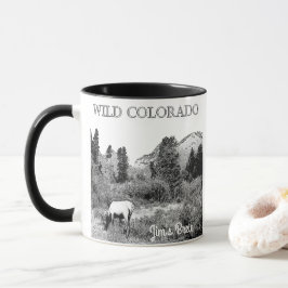 Caneca Personalize Selvagem Alce Colorado Deserto