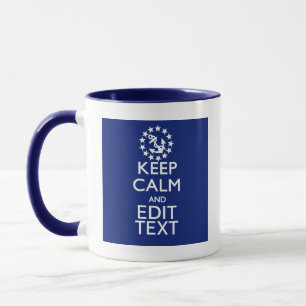 Caneca Personalize seu náutico mantêm a calma e editam o