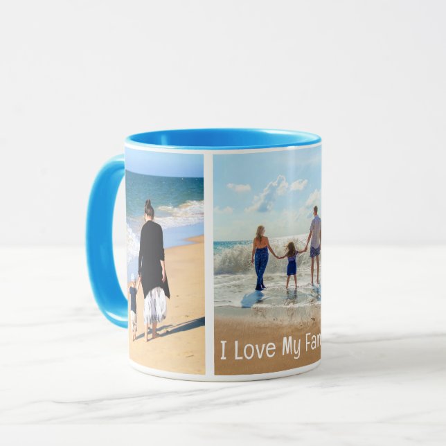 Caneca Personalize seu presente de imagem com texto (Frente Esquerda)