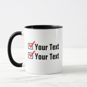 Caneca Personalize Seu Próprio Status - Anúncio Pessoal