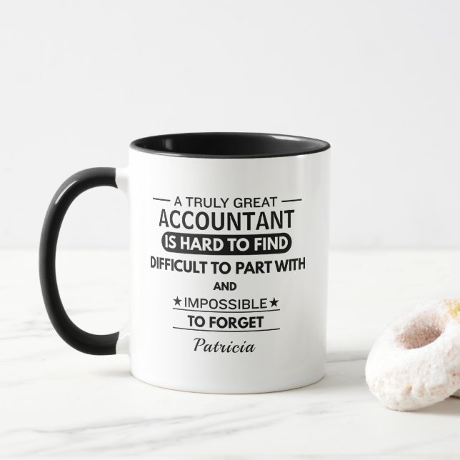 Caneca Personalized Accountant  (Com Donut)