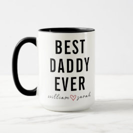 Caneca Personalized Best Daddy Ever | Custom Father’s Day