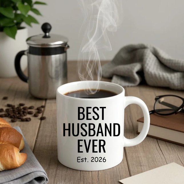 Caneca Personalized Best Husband Ever Mug  (Criador carregado)