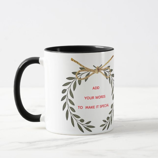 Caneca Personalized “Best Wishes” Mug (Esquerda)