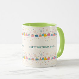 Caneca Personalized Celebration Mug – Cakes & Confetti