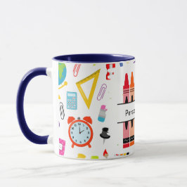 Caneca Personalized Crayon Back To School