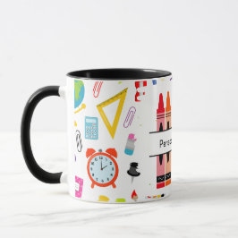 Caneca Personalized Crayon Back To School