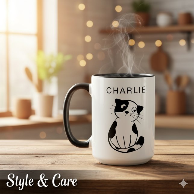 Caneca Personalized Custom Pet Mug with Photo and Name (Personalized Custom Pet Mug with Photo and Name)