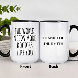 Caneca Personalized Doctor Appreciation Thank You