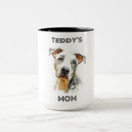 Caneca Personalized Dog Mom Photo Combo Mug | Custom Gift