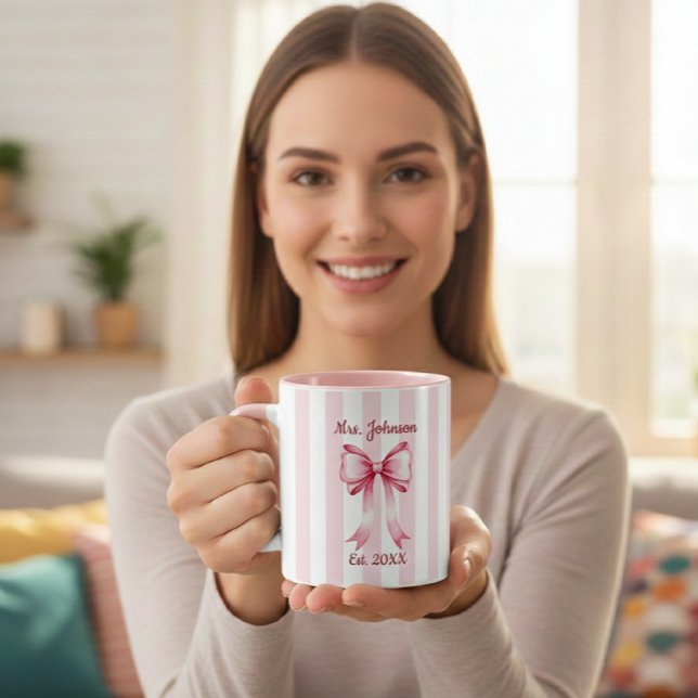 Caneca Personalized Future Mrs. Mug, Custom Engaged Mug (Criador carregado)