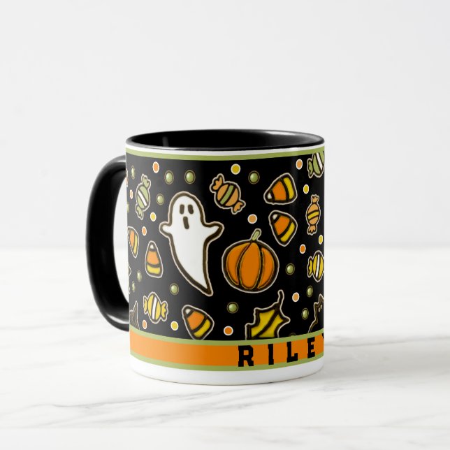 Caneca Personalized Halloween Specialty Mug (Frente Esquerda)