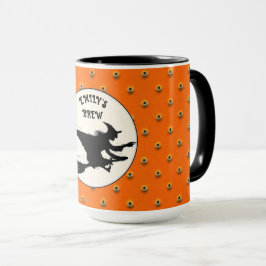 Caneca Personalized Halloween Witch Mug