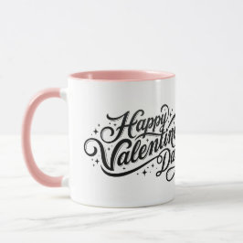 Caneca Personalized Happy Valentine's Day Custom Mug