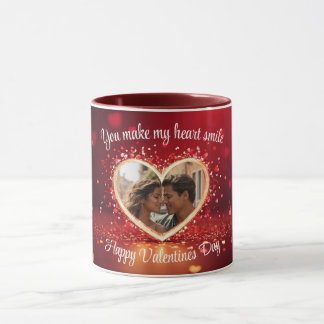 Caneca Personalized Heart Photo Frame