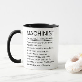 Caneca Personalized Machinist Definition