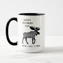 Caneca Personalized Mama Moose Mug | Mother’s Day