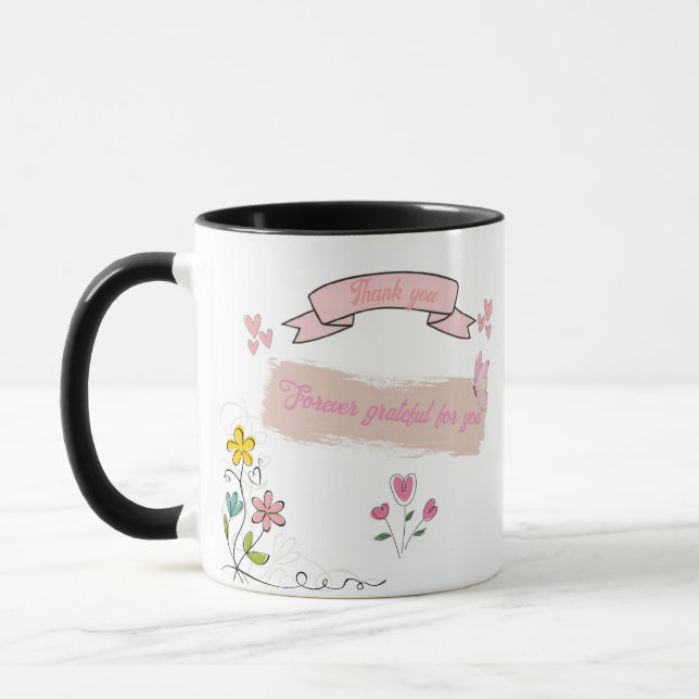 Caneca Personalized Mom Mug – Grateful for You Always (Esquerda)