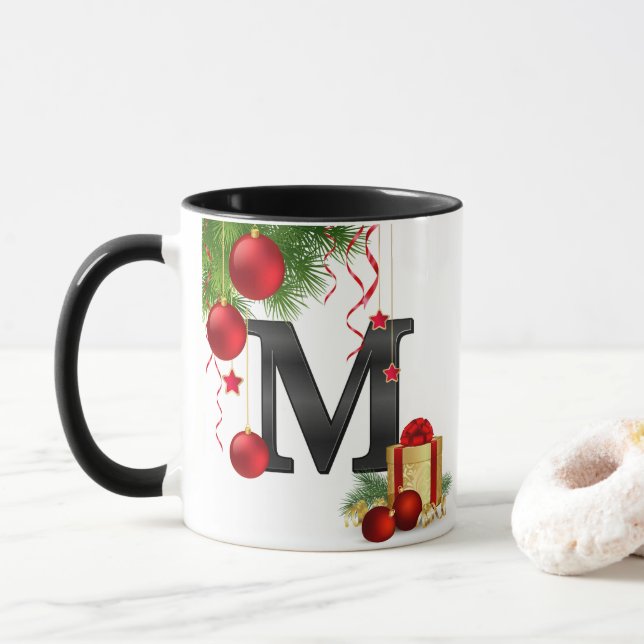 Caneca Personalized Mug with Letter (Com Donut)