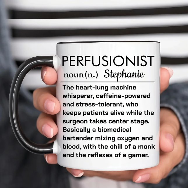 Caneca Personalized Perfusionist Definition (Criador carregado)