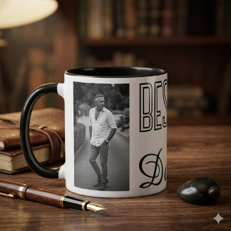 Caneca Personalized Photo Mug for Father’s Day Gift