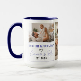 Caneca Personalized Photo Mug – Our First Father’s Day