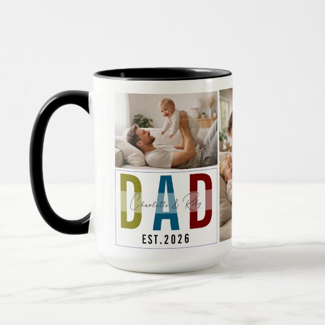 Caneca Personalized Photo Mug – Our First Father’s Day (Esquerda)