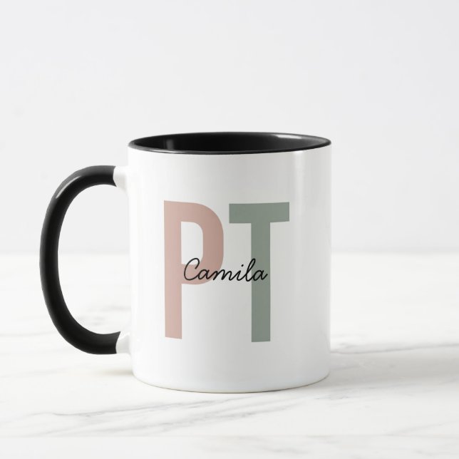 Caneca Personalized Physical Therapist Mug • PT Graduatio (Esquerda)
