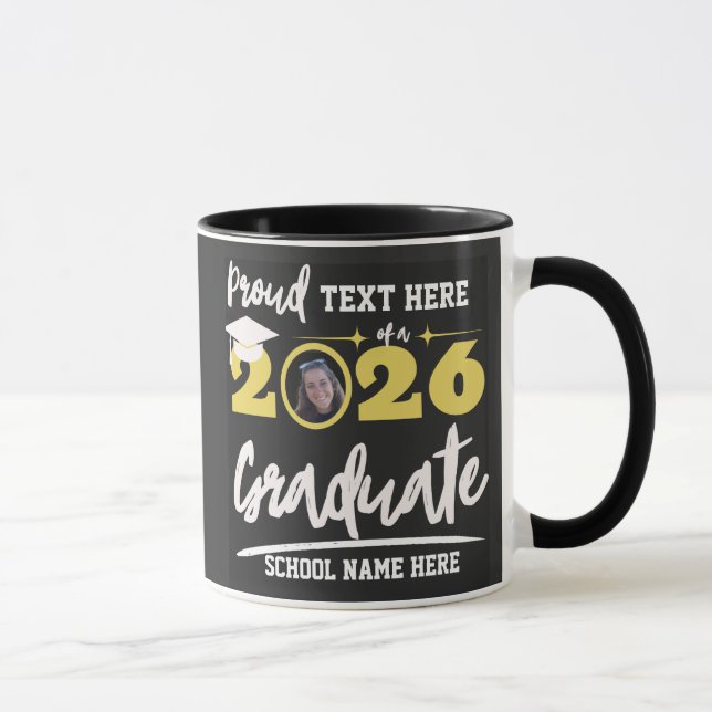 Caneca Personalized Proud Family Graduation Class of 2026 (Direita)