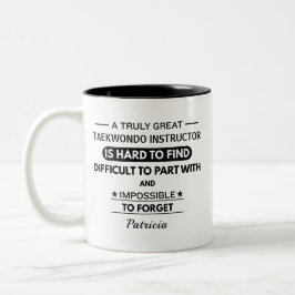Caneca Personalized Taekwondo Instructor