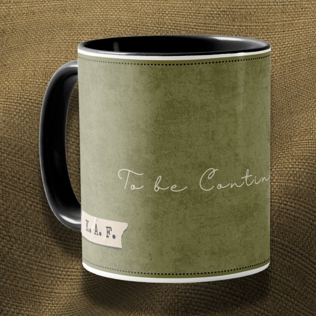 Caneca Personalized "To Be Continued" Forest Storyteller  (Criador carregado)