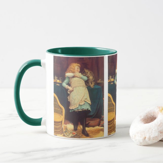 Caneca Persuadir é Melhor do que Provocar Charles Burton  (Com Donut)